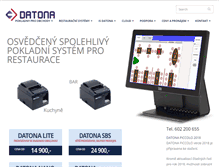 Tablet Screenshot of datona.cz